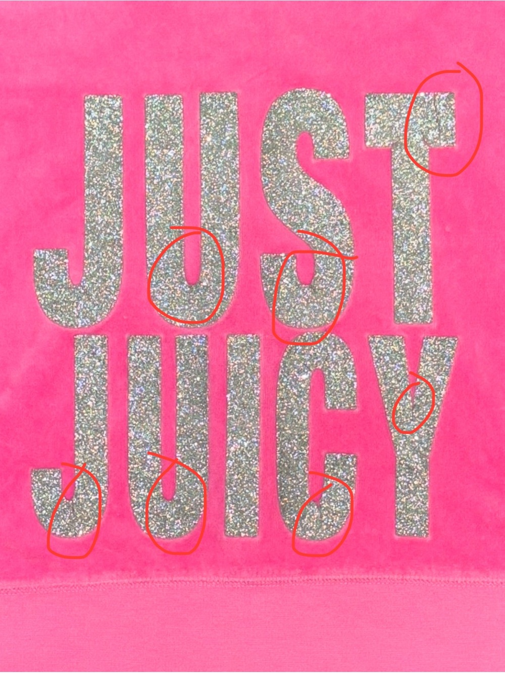 Juicy Couture Hot Pink Velour Zip Hoodie - Picture 9 of 9